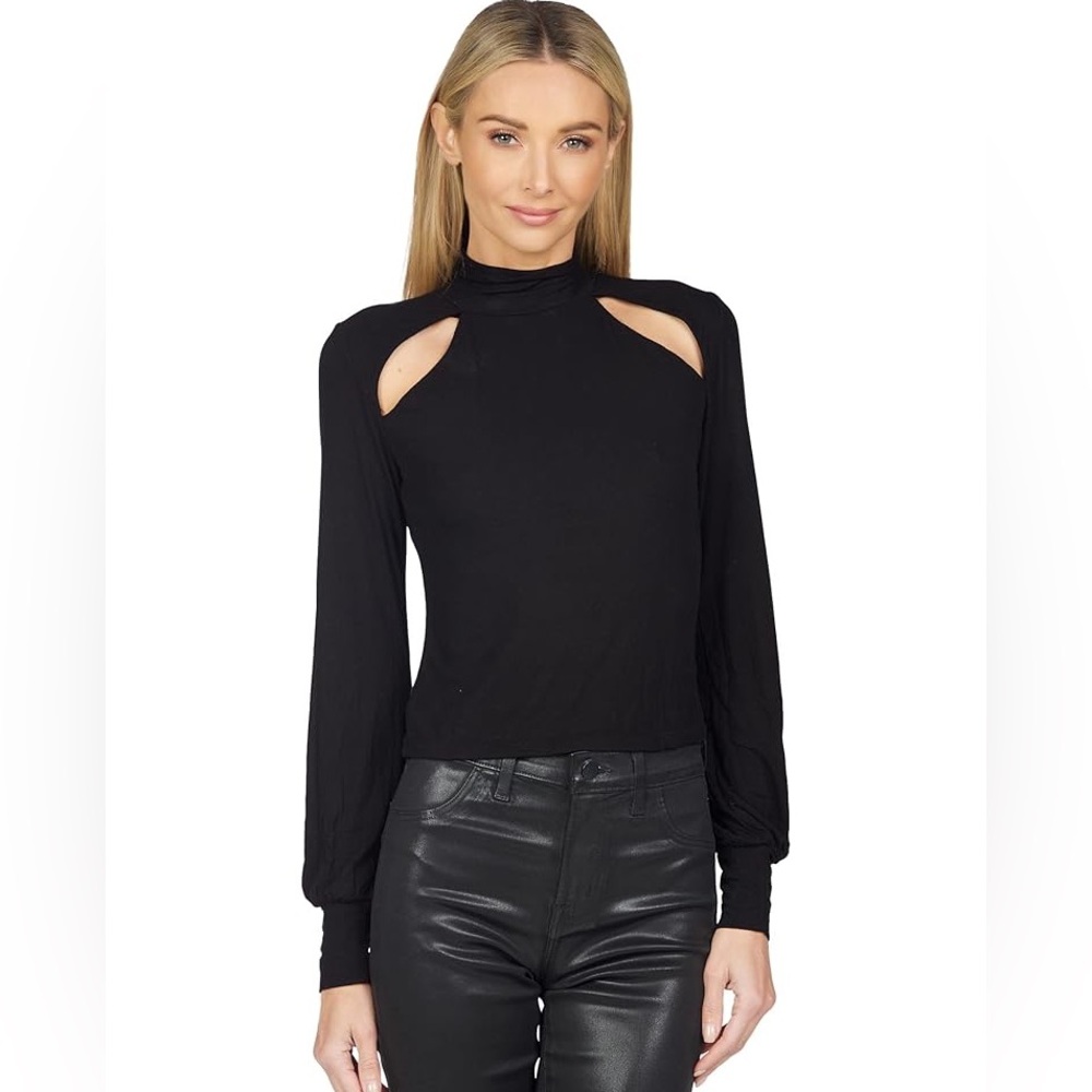 Michael Lauren mock neck top